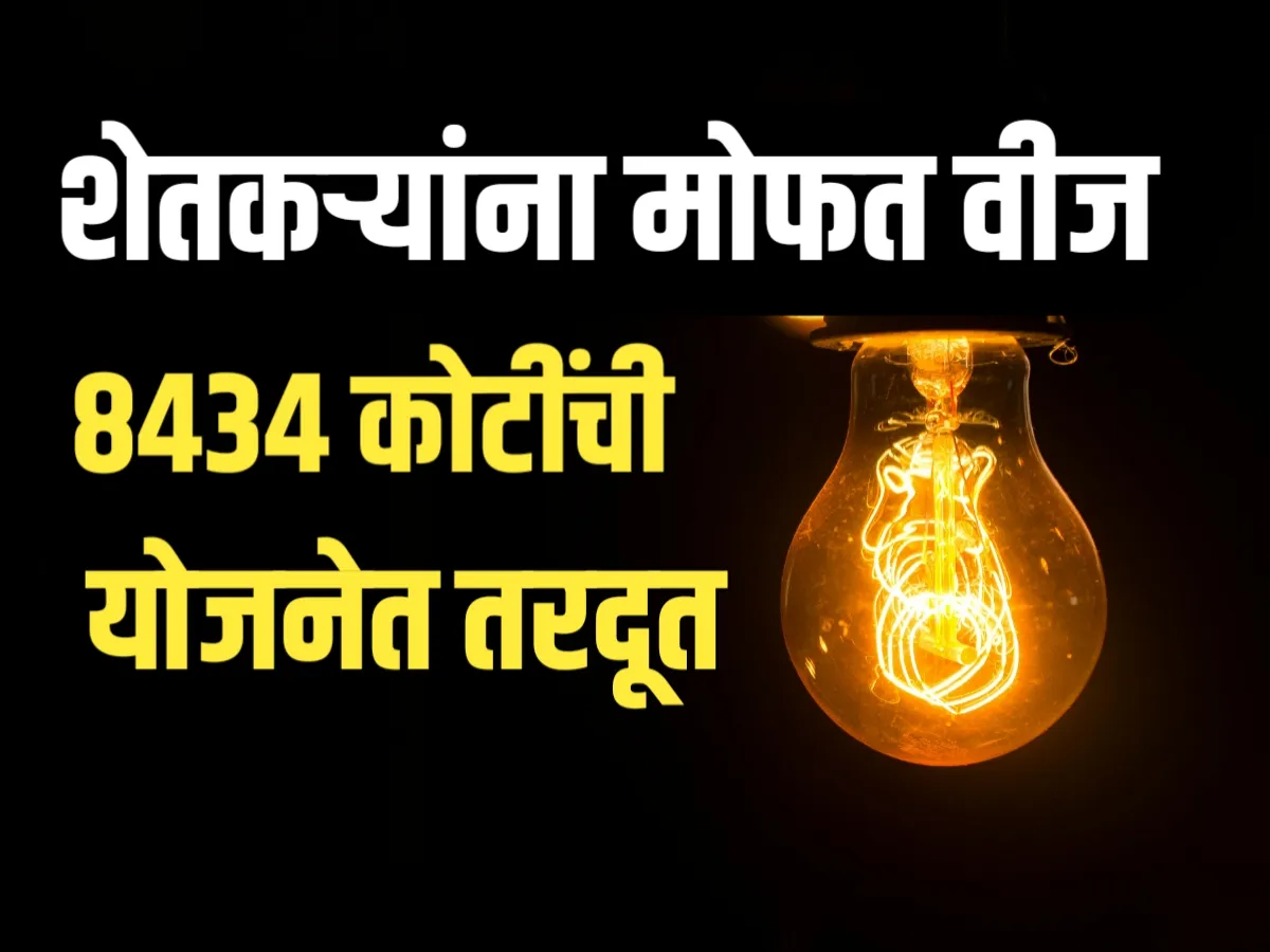 CM Baliraja Free Electricity : महावितरण कंपनीसाठी 8434 कोटींची तरतूद | शेतकऱ्यांना मोफत वीज योजनेतून दिलासा