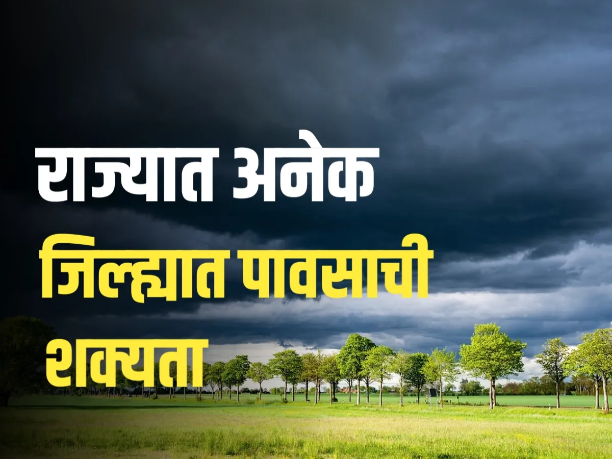 Maharashtra Rain : आजचा हवामान अंदाज | येलो अर्लट