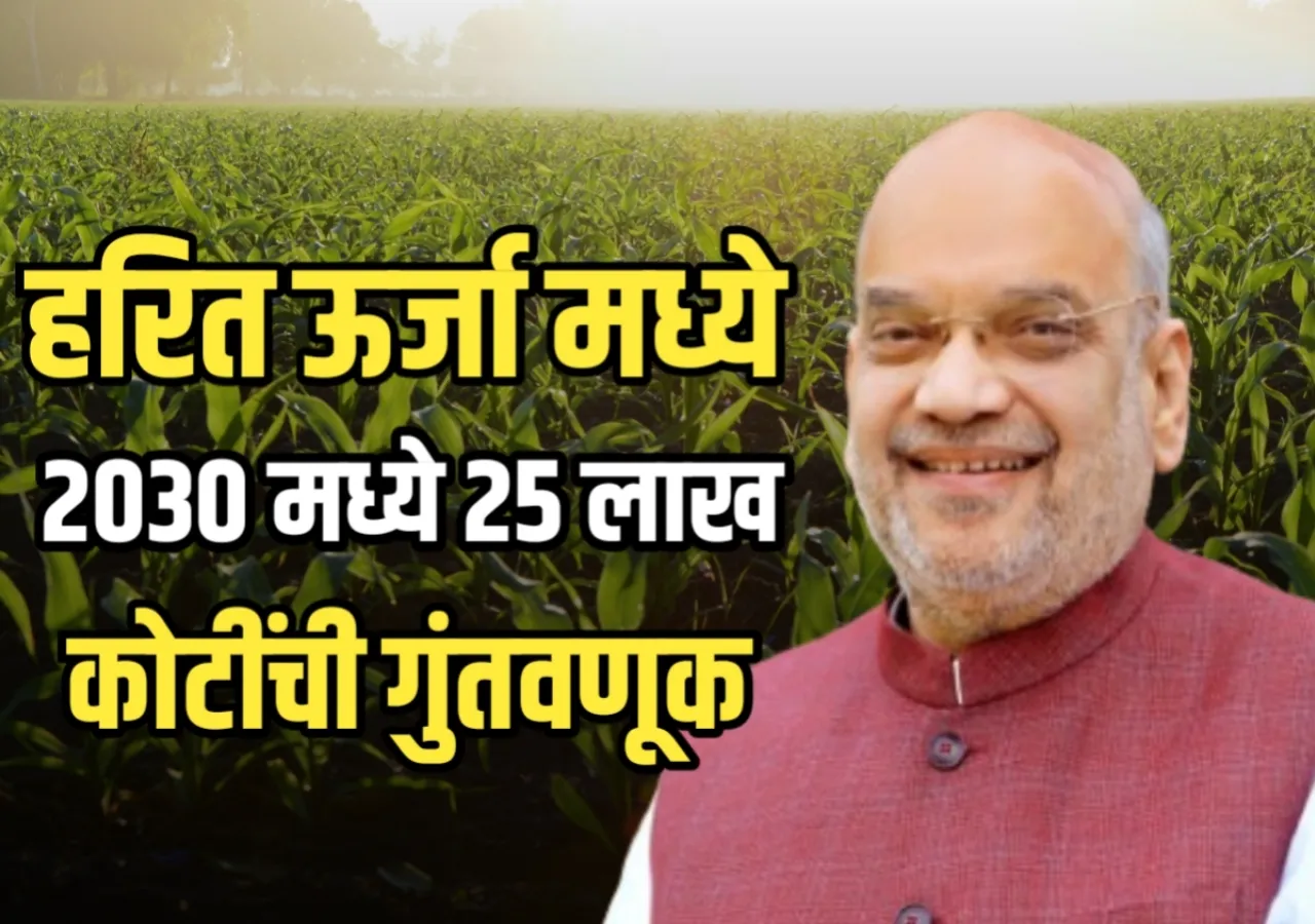 Green Energy Investment : हरित ऊर्जा क्षेत्रामध्ये 2030 पर्यंत 25 लाख कोटी रुपयांची गुंतवणूक