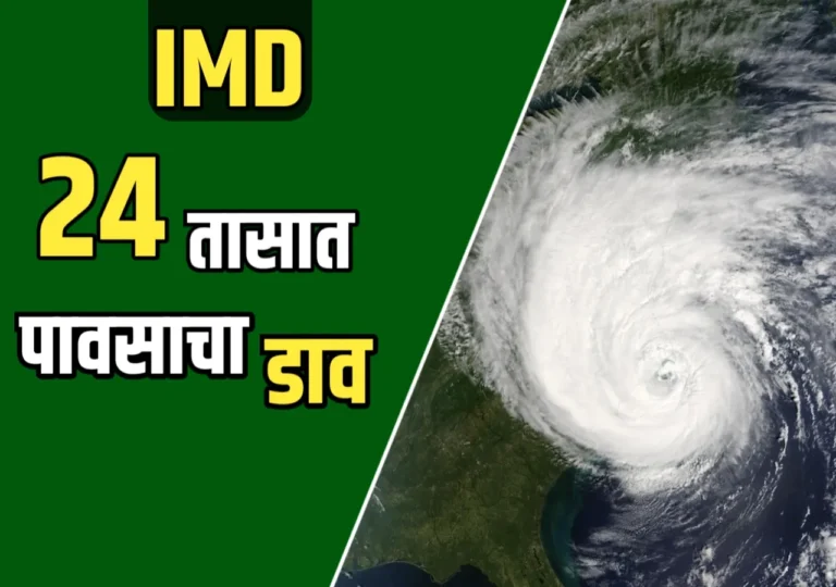 IMD : पुढील 24 तासांत पावसाचा डाव